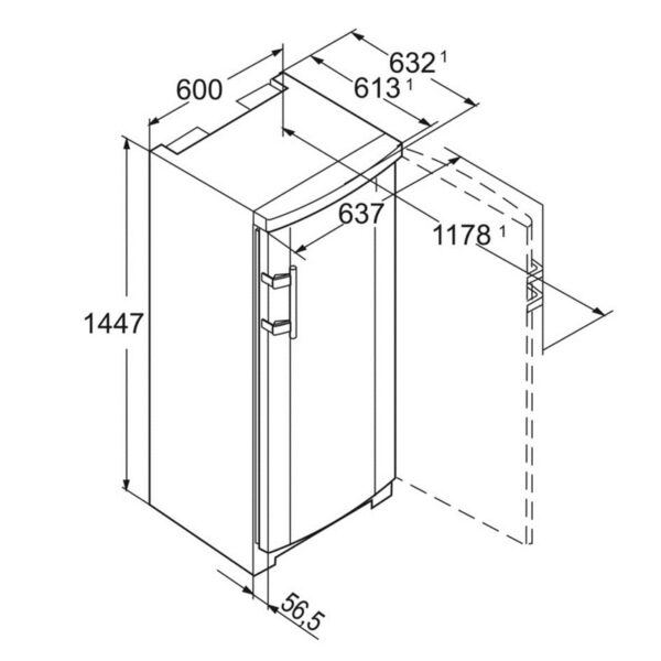 congelateur armoire smartfrost comfort 1