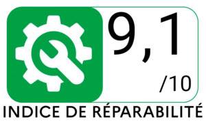logo vert fonce indice de reparabilite 12