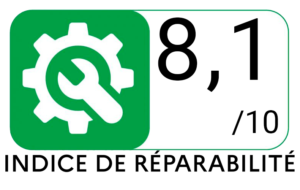 logo vert fonce indice de reparabilite 2