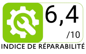 logo vert indice de reparabilite 5